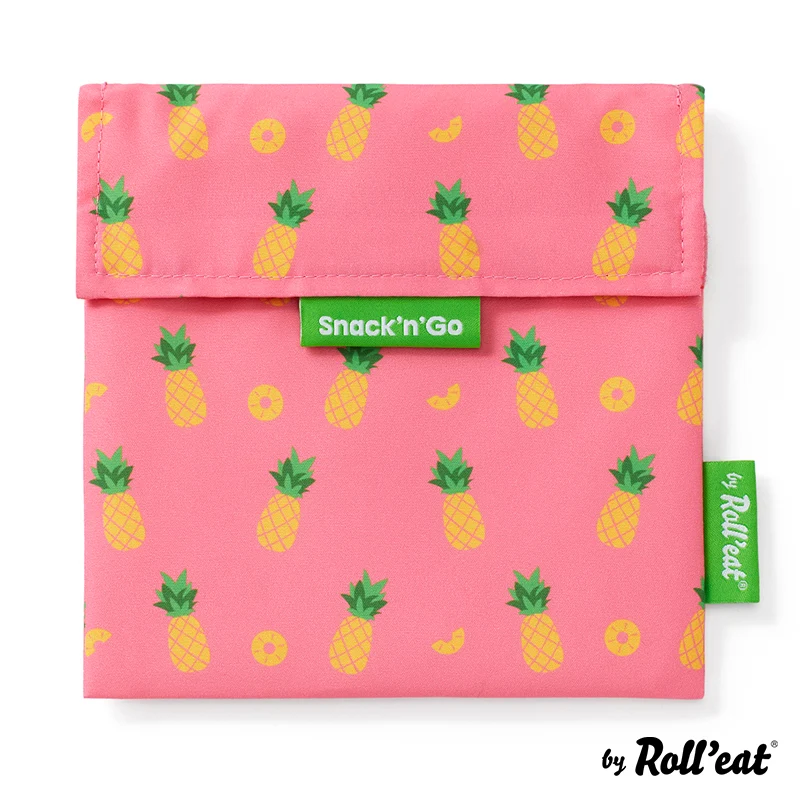 Roll'eat Snack'n'go FRUITS Lunchbag waschbarer Snackbag Brotbeutel