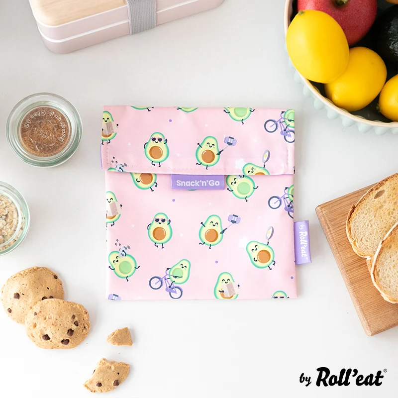 Roll'eat Snack'n'go Mr. WONDERFUL Lunchbag waschbarer Snackbag Brotbeutel