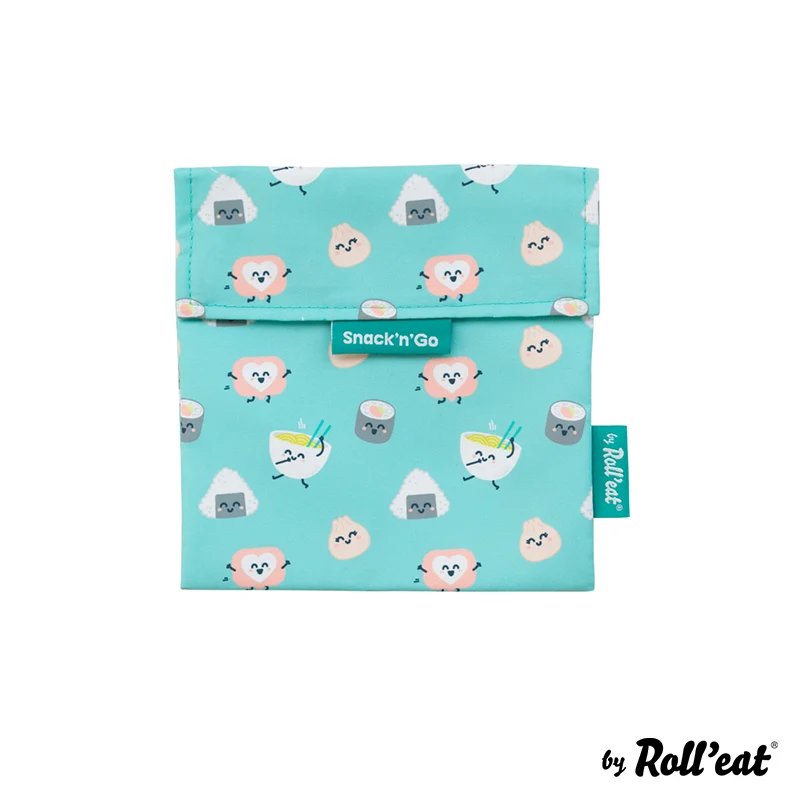 Roll'eat Snack'n'go Mr. WONDERFUL Lunchbag waschbarer Snackbag Brotbeutel