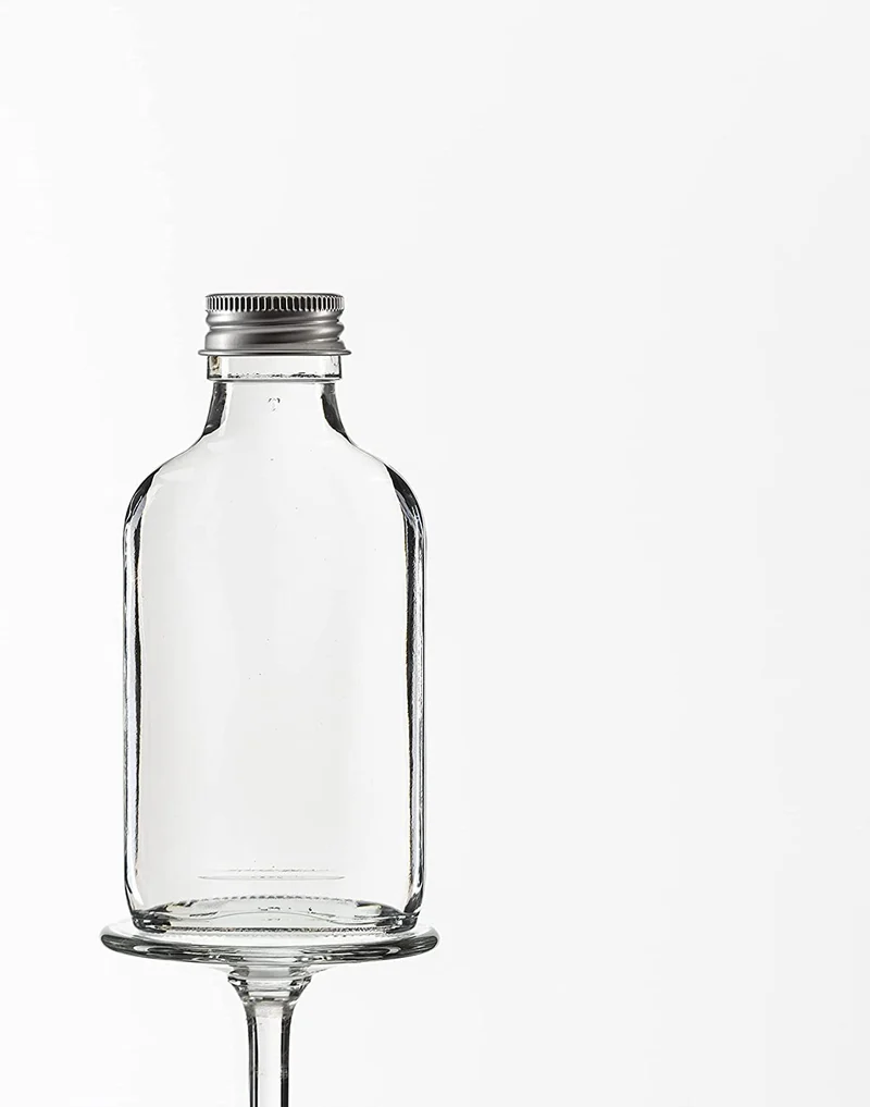 casavetro 30 Glasflaschen 100ml mit Schraubverschluss – Kleine Likörflaschen Schnapsflaschen zum Befüllen – Leere Flaschen 100 ml Glas