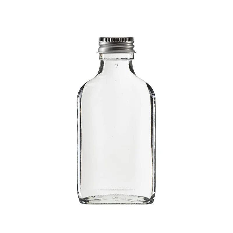 slkfactory 20 leere Glasflaschen 200ml Tasche mit Schraubverschluss zum selbst Abfüllen 0,2 Liter