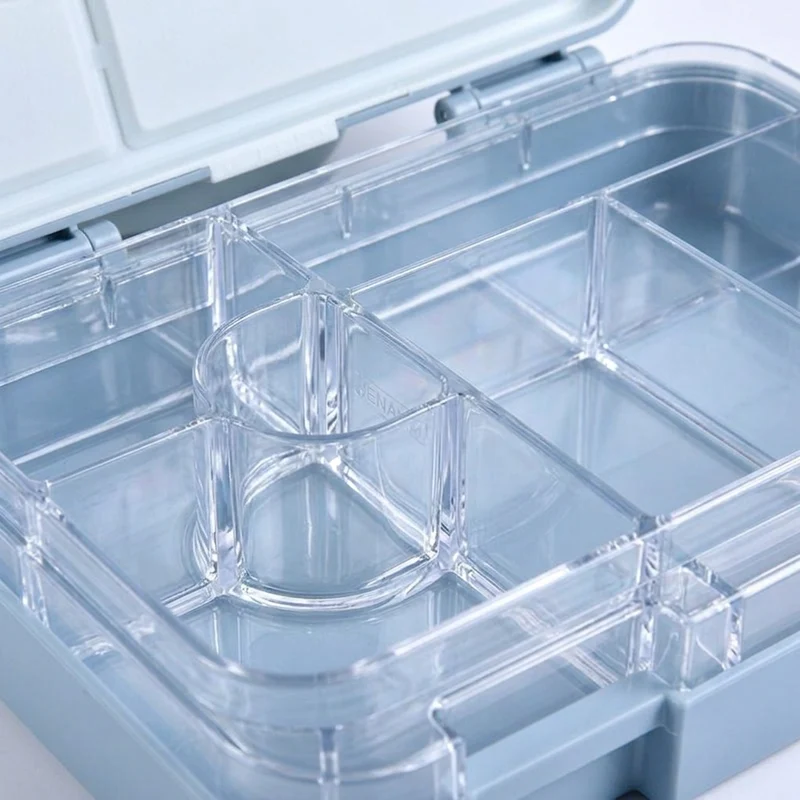 Brotdose Kinder auslaufsicher mit Fächern – Bento Lunchbox Kindergarten BPA frei – Space - JENARD