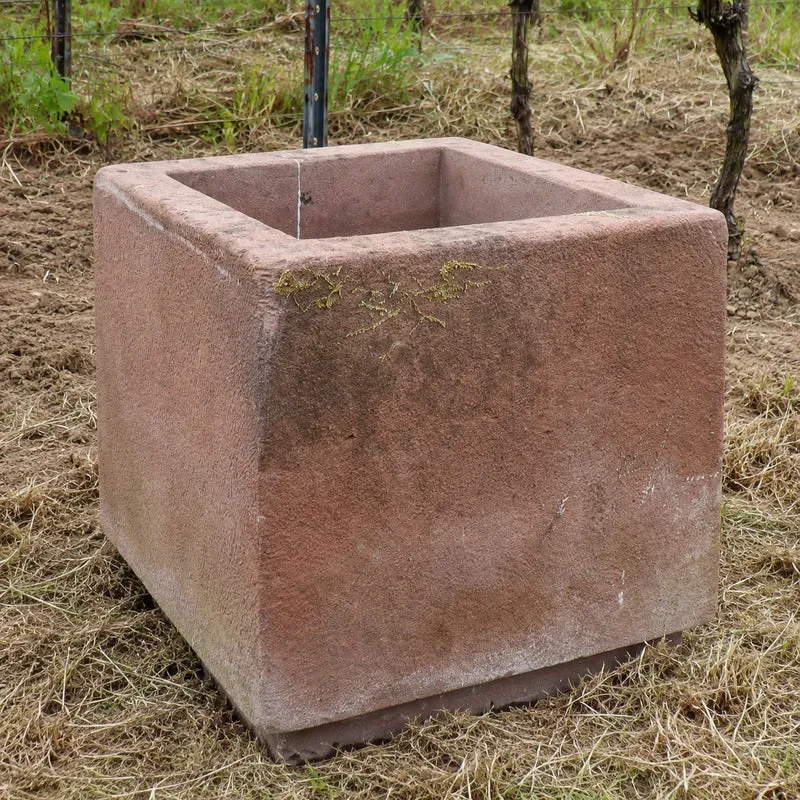 2er Set Natursteintröge 60 x 60 x 56