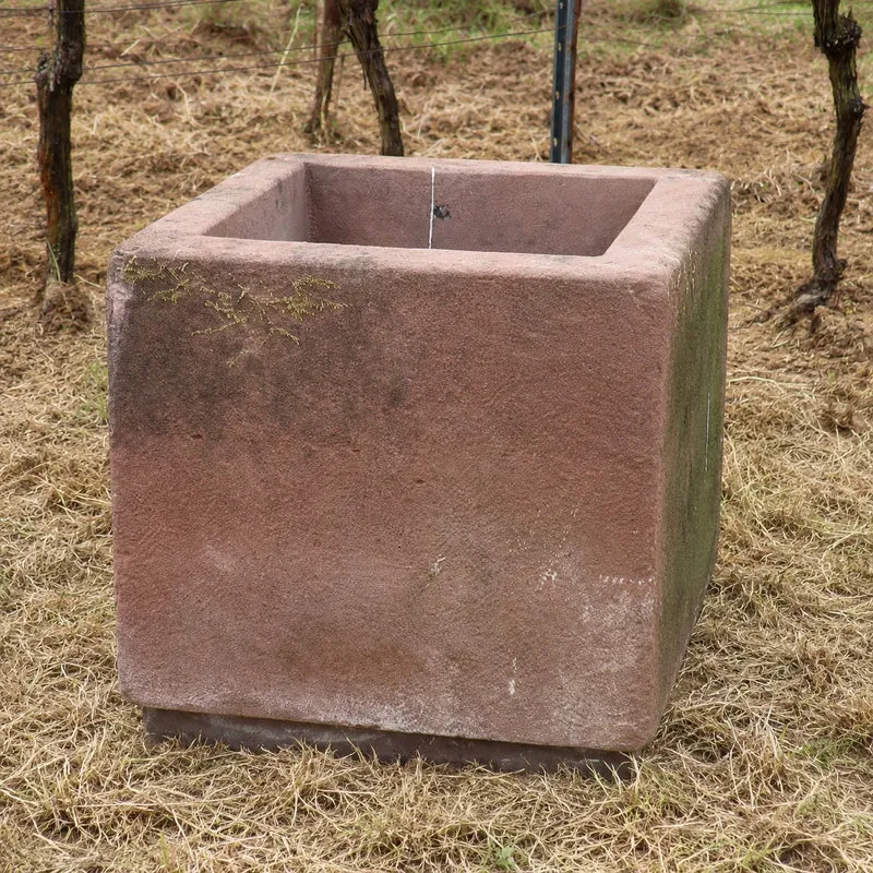 2er Set Natursteintröge 60 x 60 x 56