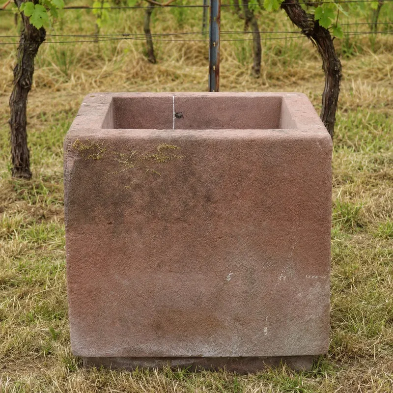 2er Set Natursteintröge 60 x 60 x 56