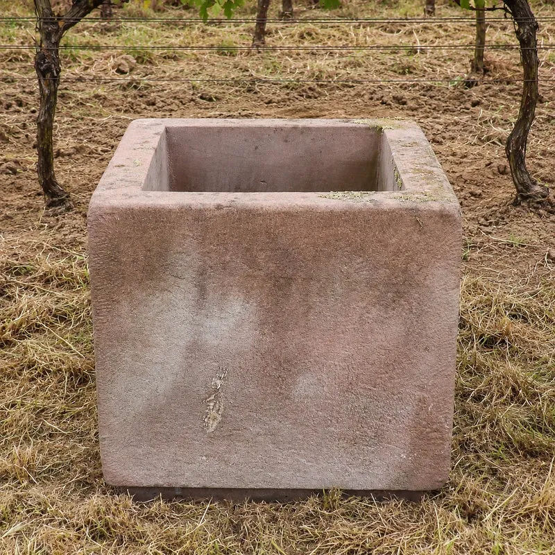 2er Set Natursteintröge 60 x 60 x 56
