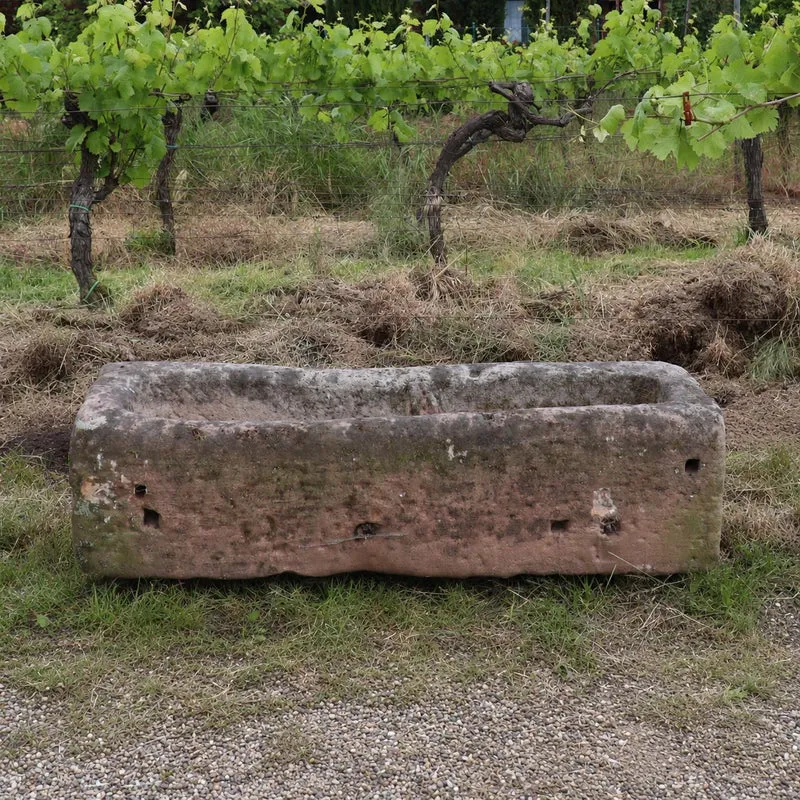 Futtertrog aus Sandstein 117 x 36 x 30cm