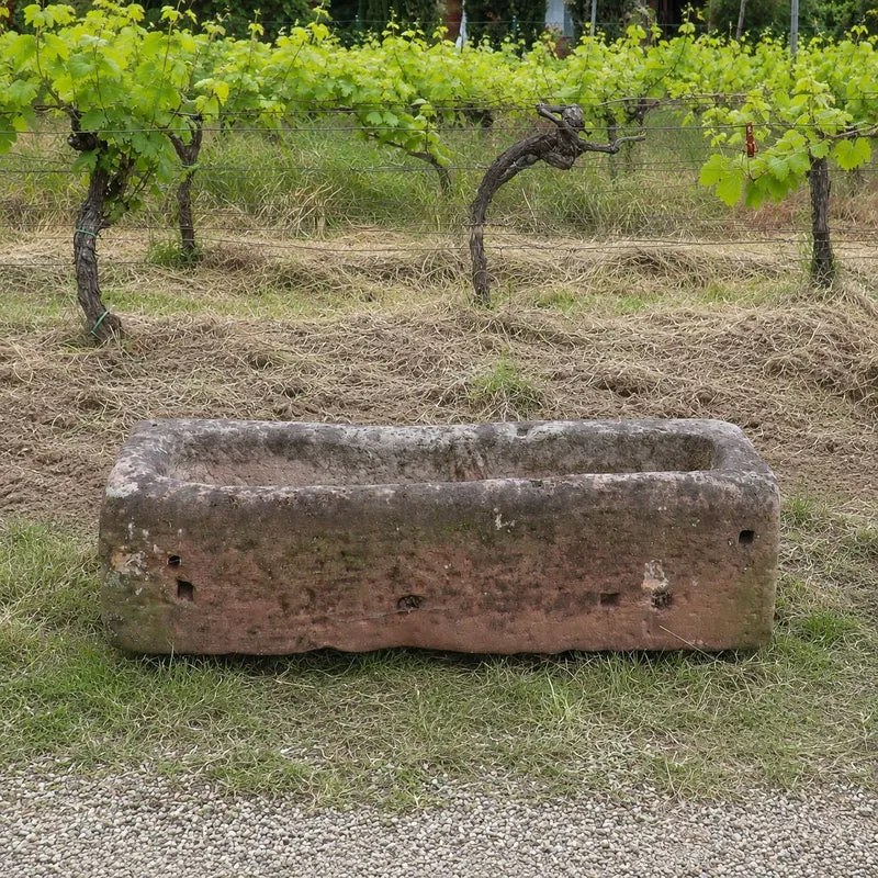 Futtertrog aus Sandstein 117 x 36 x 30cm