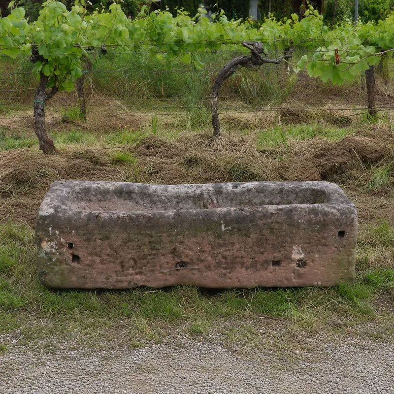 Futtertrog aus Sandstein 117 x 36 x 30cm