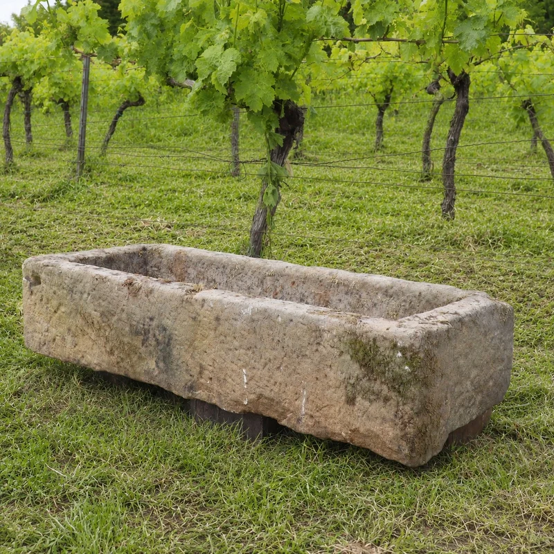 Viehtränke aus Sandstein 112 x 39 x 25