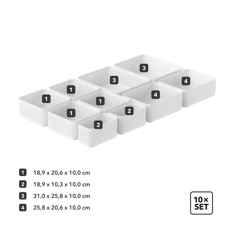 Starter Set Small Organizers für PAX - 10-teilig | WOP