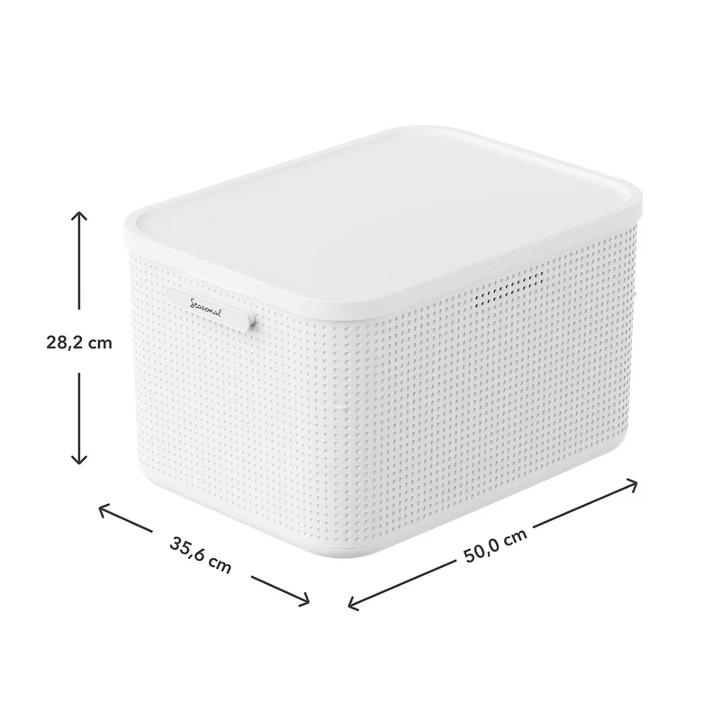 Kleiderschrank Organizer 2er Set Box mit Dufteinsatz L | WOP