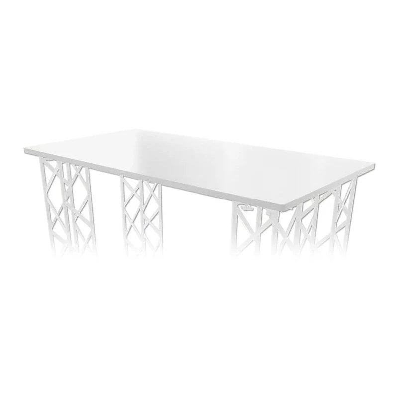 CROWN TRUSS Tischplatte für Messetheken 95x65 cm – Schwarz oder Weiß