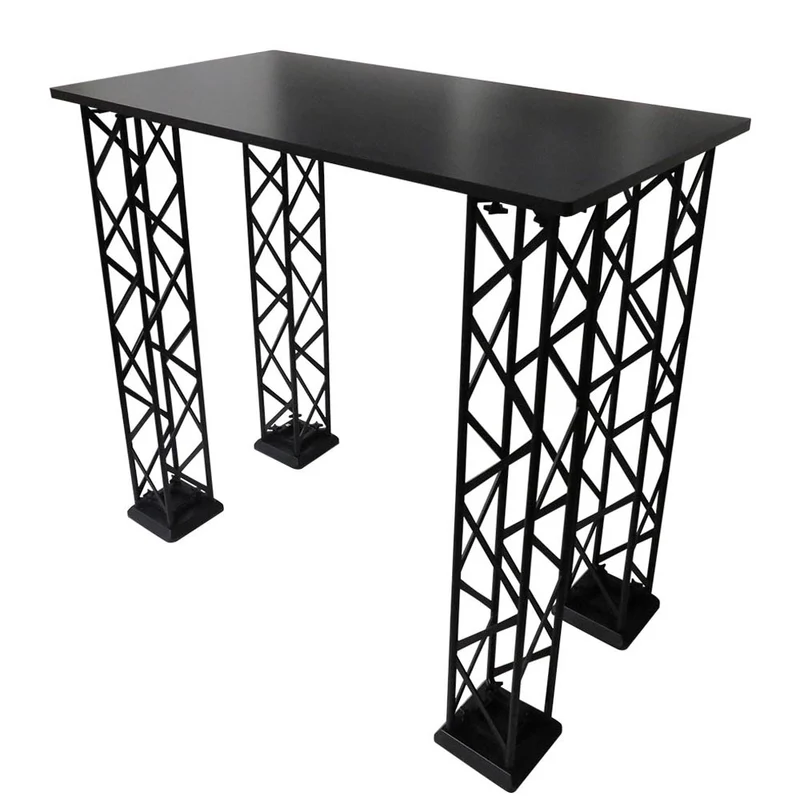 CROWN TRUSS Tischplatte für Messetheken 95x65 cm – Schwarz oder Weiß