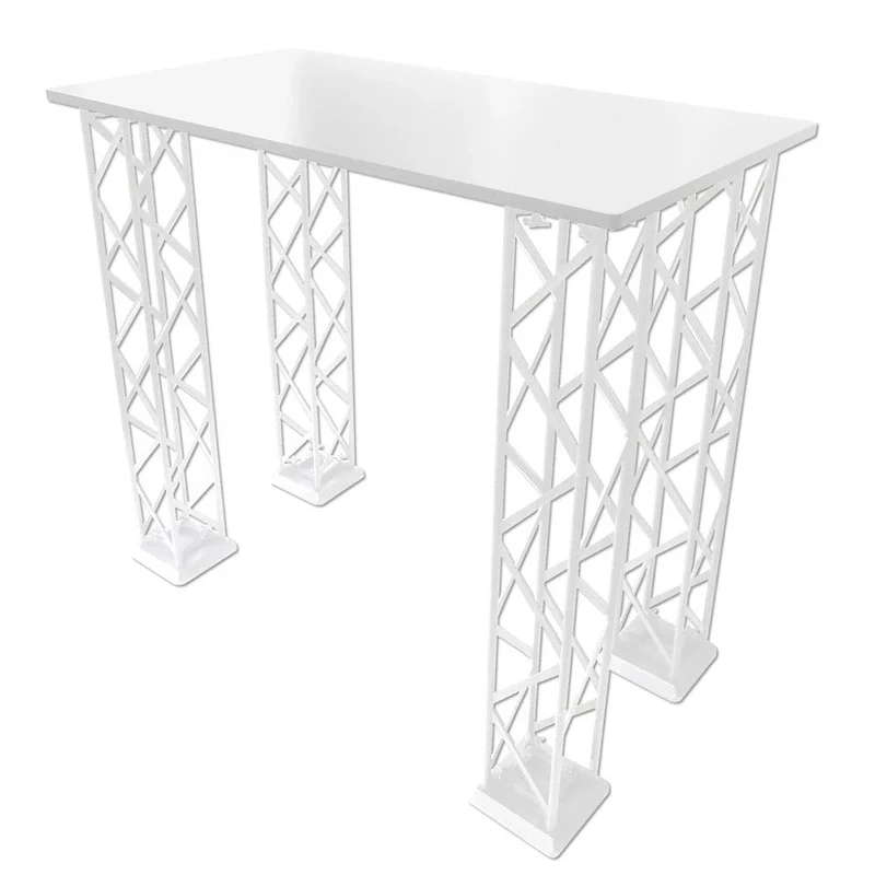 CROWN TRUSS Tischplatte für Messetheken 95x65 cm – Schwarz oder Weiß