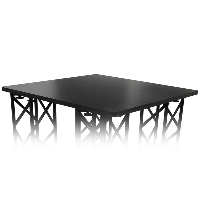 CROWN TRUSS Counter Tischplatte Quadrat 65x65 cm – Schwarz oder Weiß – für Traversensysteme 15x15