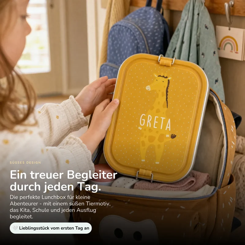Trixie Brotdose Kinder personalisiert Giraffe