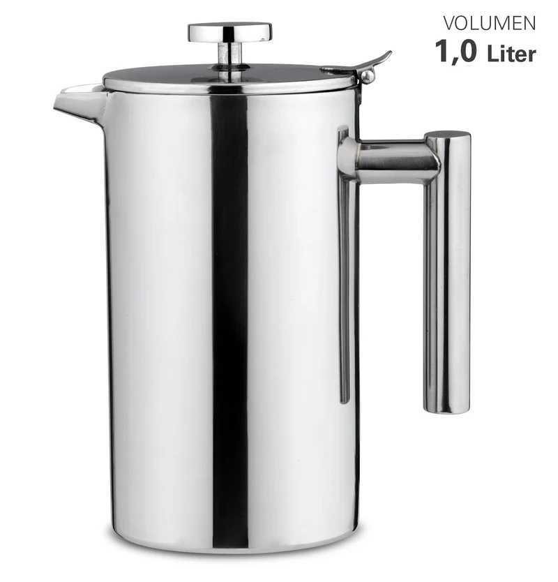 Krug mit Deckel - doppelwandig
