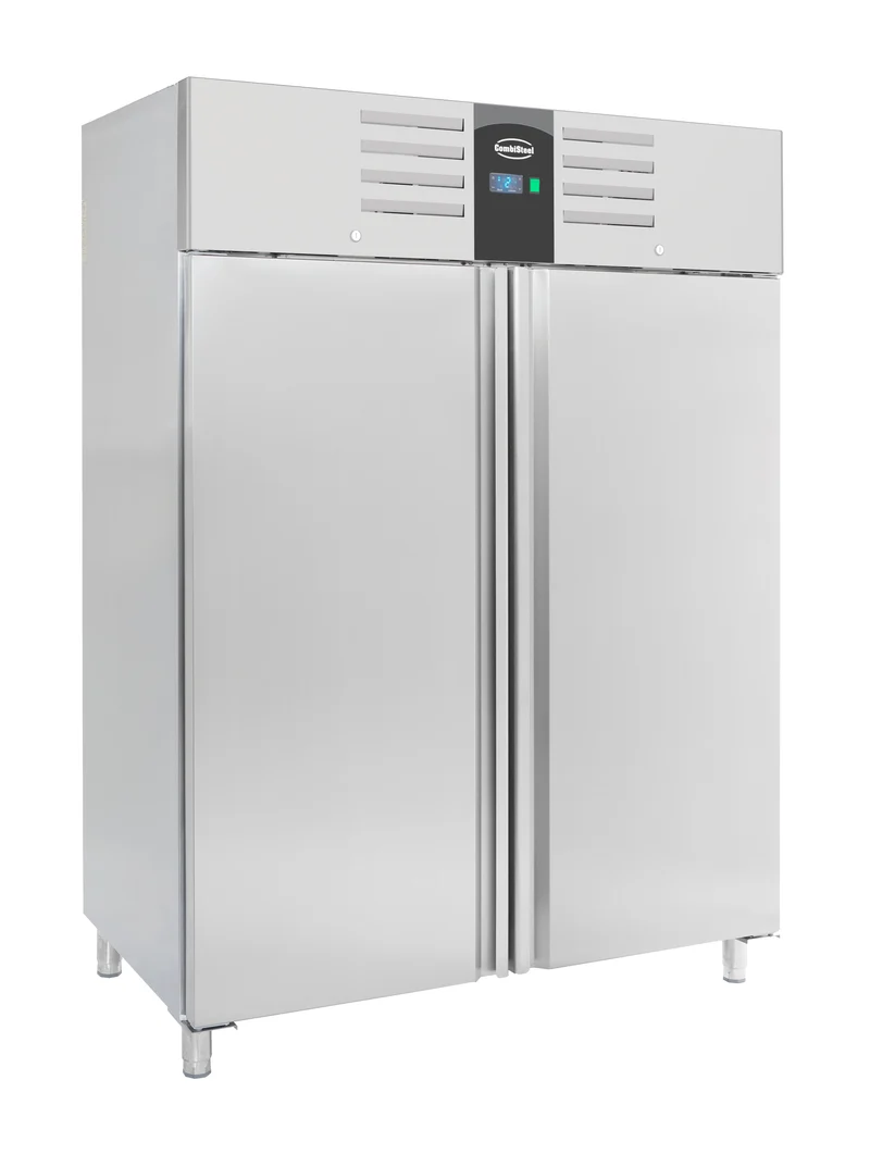 Kühlschrank Edelstahl 2 Türen 1400L Energy Line - 1420x875x2100 mm - 0,36 kW