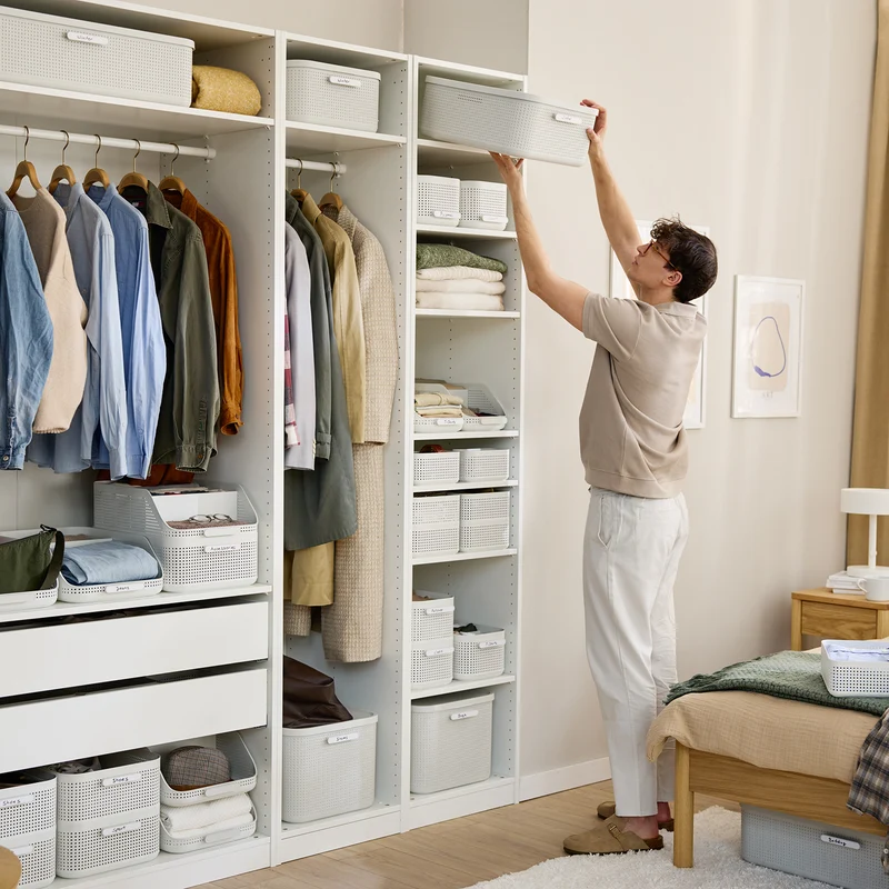 Kleiderschrank Organizer Box mit Dufteinsatz XL | WOP