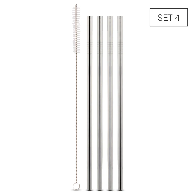 Trinkhalme Edelstahl 24cm