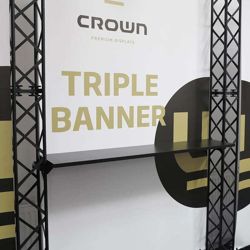 CROWN TRUSS 15 Regalhalter für Traversensysteme – Schwarz oder Weiß