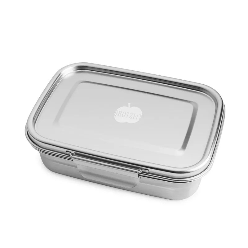 Brotzeit BUDDY Lunchbox dichte Brotdose Jausenbox aus Edelstahl