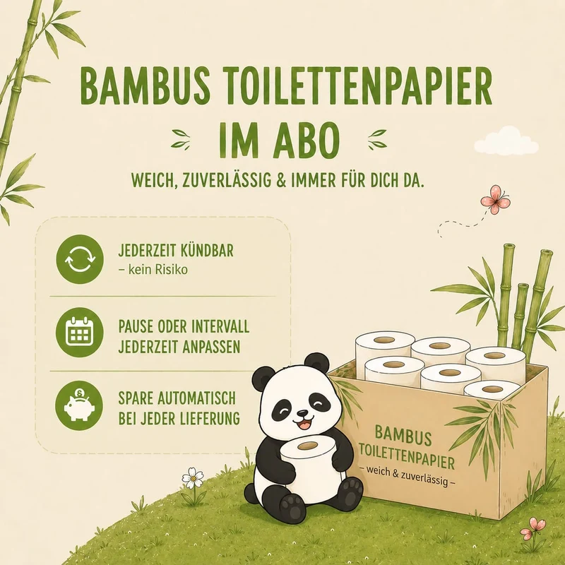 Bambus-Toilettenpapier ohne Plastik – weich wie gewohnt