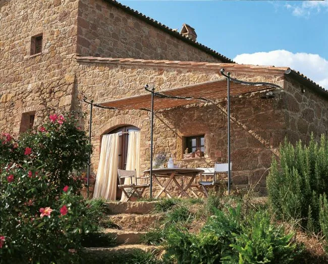 Gebogene Anbaupergola Solaire