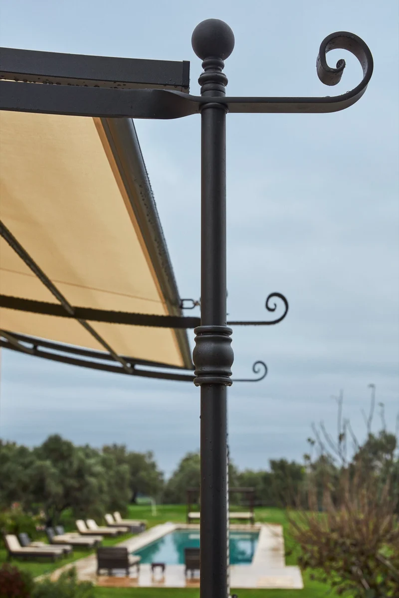 Lineare Anbaupergola Solaire
