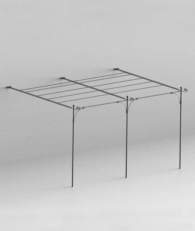 Lineare Anbaupergola Solaire