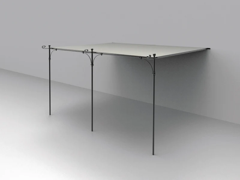 Lineare Anbaupergola Solaire