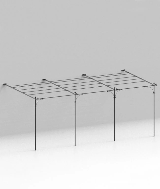 Lineare Anbaupergola Solaire