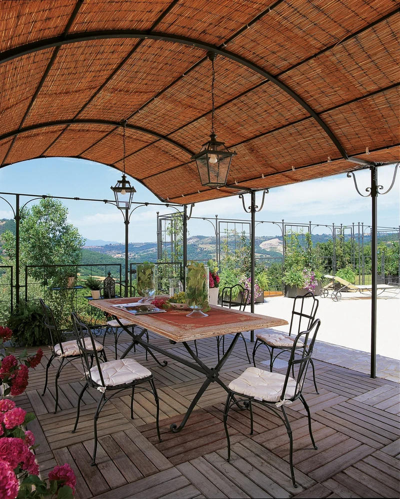 Lineare Anbaupergola Solaire