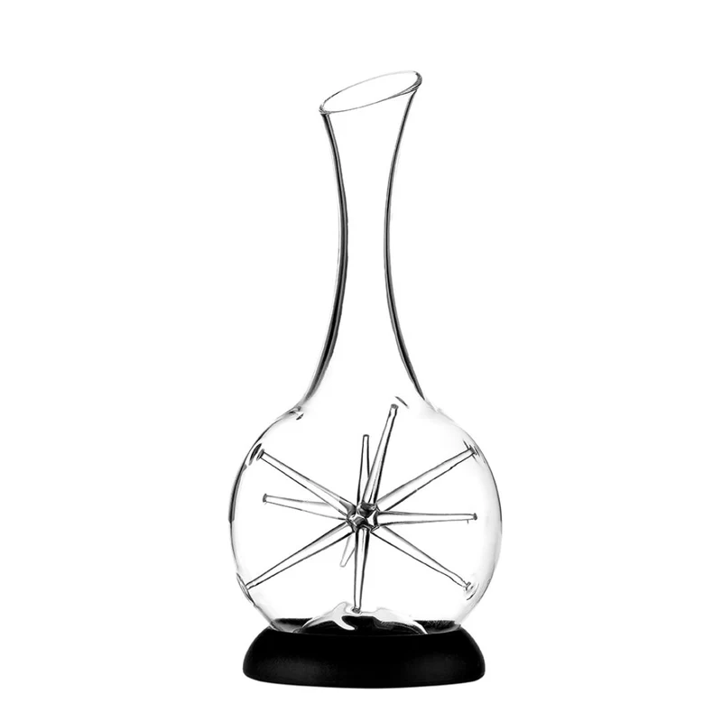 Weindekanter „Star“ – Exklusive Karaffe mit Sternendesign | 34 cm- Zieher