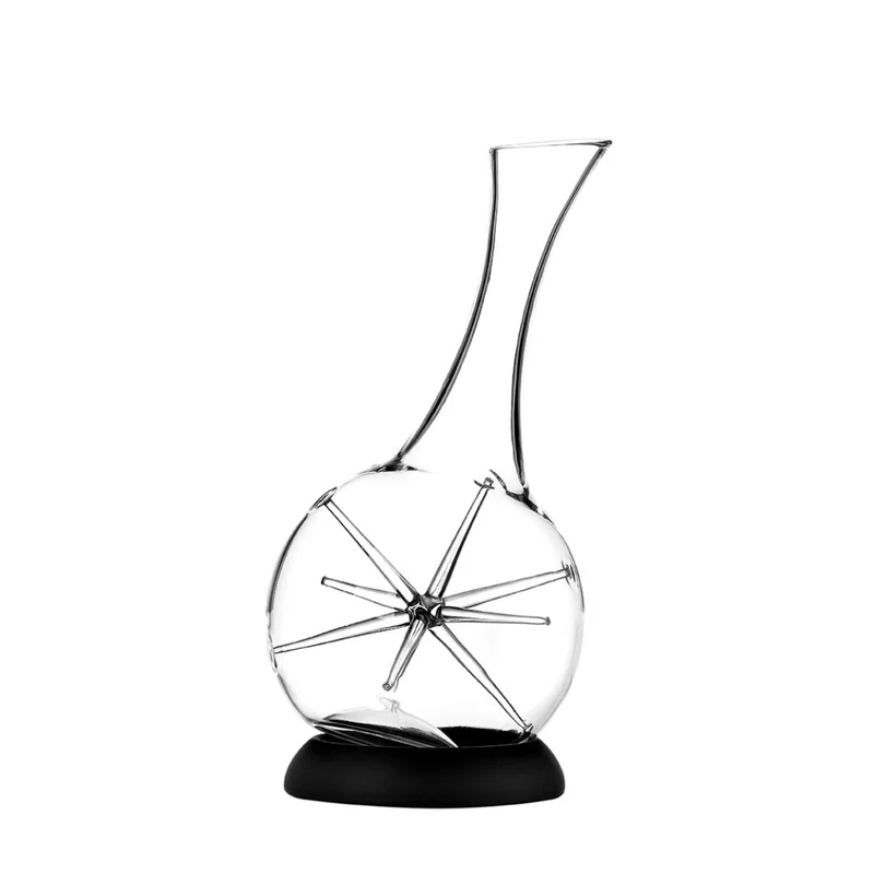 Weindekanter „Star“ – Exklusive Karaffe mit Sternendesign | 34 cm- Zieher