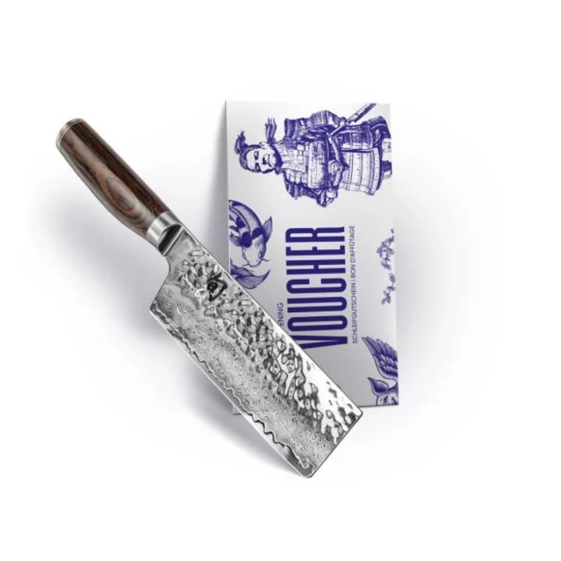 Kai Shun Premier Tim Mälzer Nakiri Messer, TDM-1742, 14 cm Klinge aus 32-Lagen Damaststahl+Schleifgutschein "THE MAGIC KAI WISHLIST 2025"