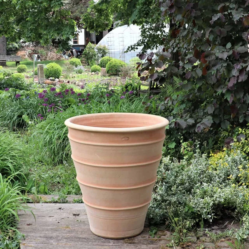 Terracotta Blumenkübel gross "Yucca", H=80 cm
