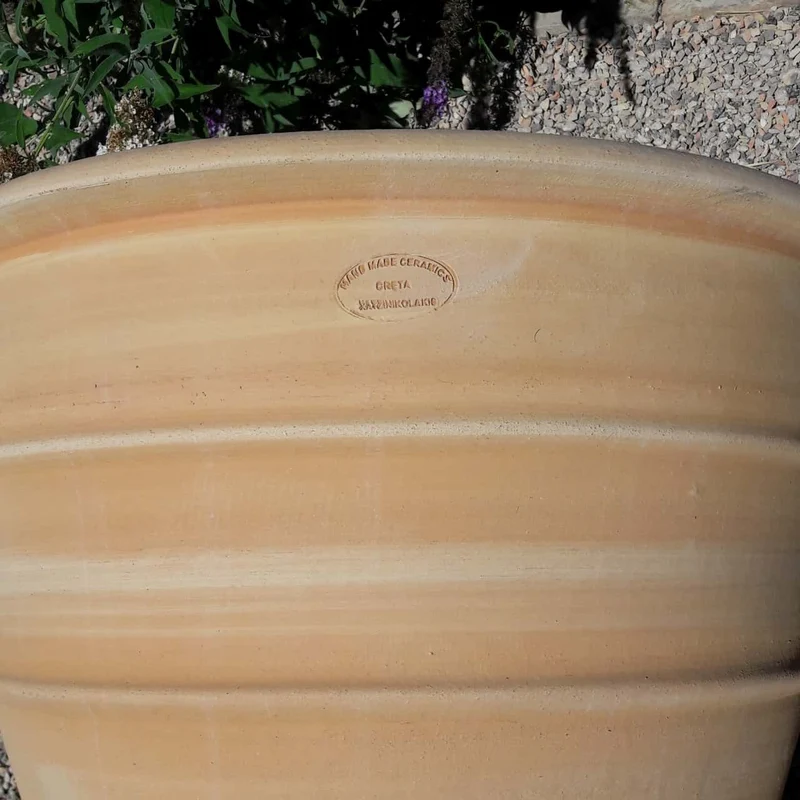 Terracotta Blumenkübel gross "Yucca", H=80 cm