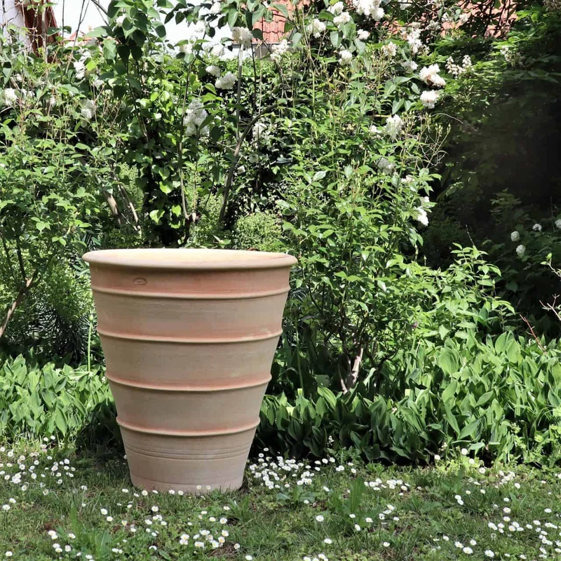 Terracotta Pflanzgefäß "Yucca", H=70 cm