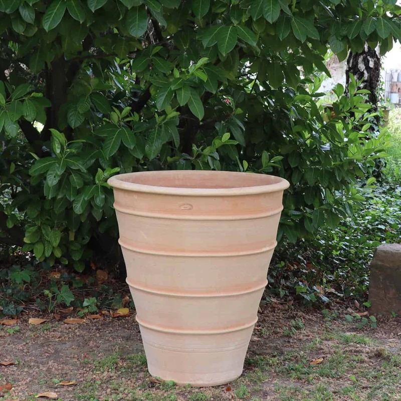 Terracotta Pflanzgefäß "Yucca", H=70 cm