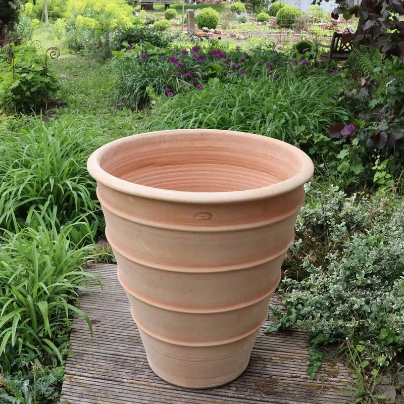 Terracotta Pflanzgefäß "Yucca", H=70 cm