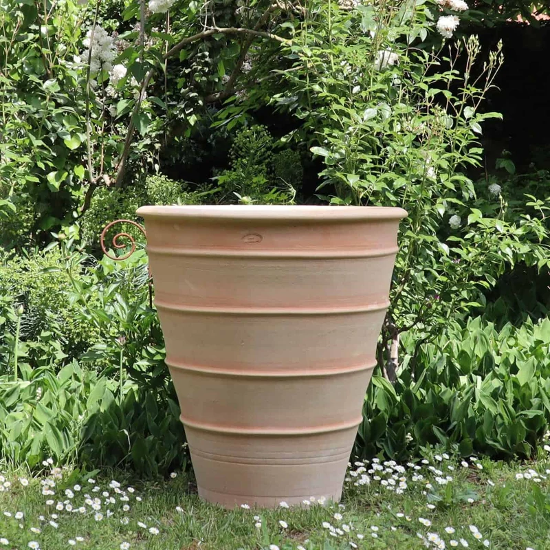 Terracotta Pflanzgefäß "Yucca", H=70 cm