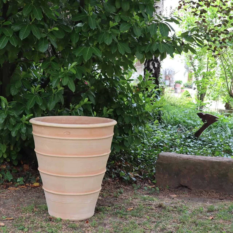 Terracotta Pflanzgefäß "Yucca", H=70 cm