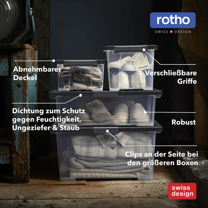 Boxen-Set - 4-teilig - 15l CORE Pro