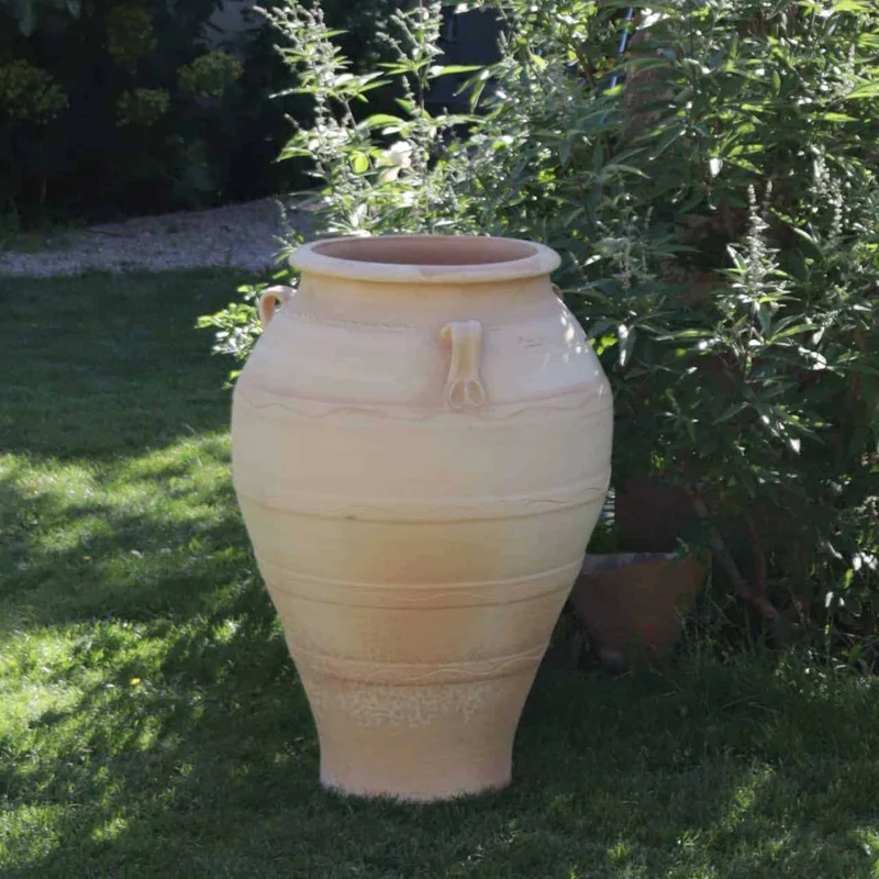 frostfeste Terracotta Amphore “Olea” H= 90 cm