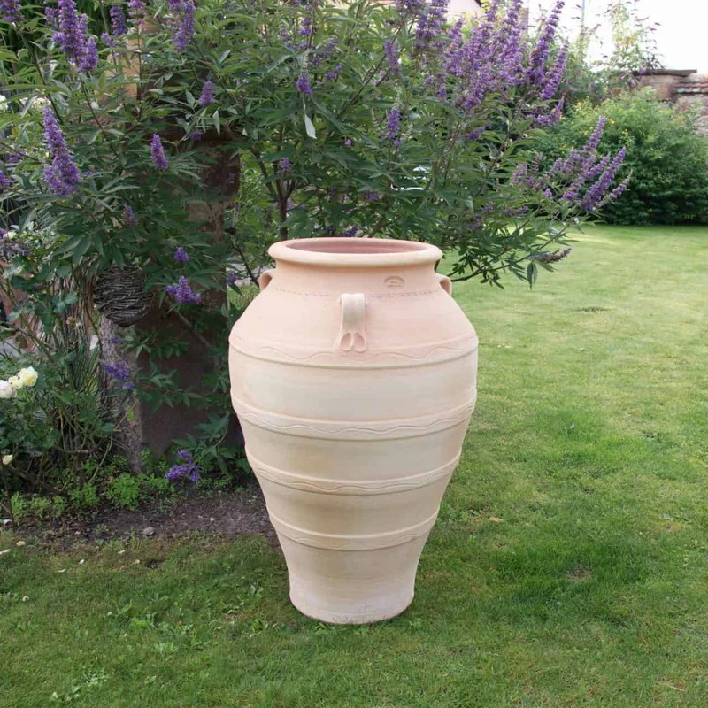 frostfeste Terracotta Amphore “Olea” H= 90 cm