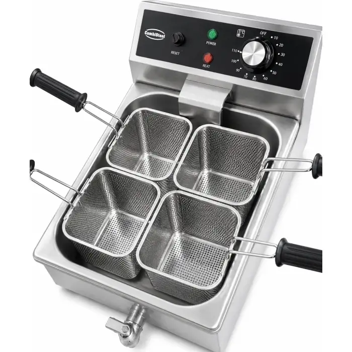 Nudelkocher - 8 Liter - inkl. Körbe - 3,15 kW - 550x470x380 mm
