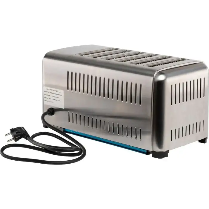 Toaster - 6 Scheiben - 2,5 kW - 420x260x220 mm
