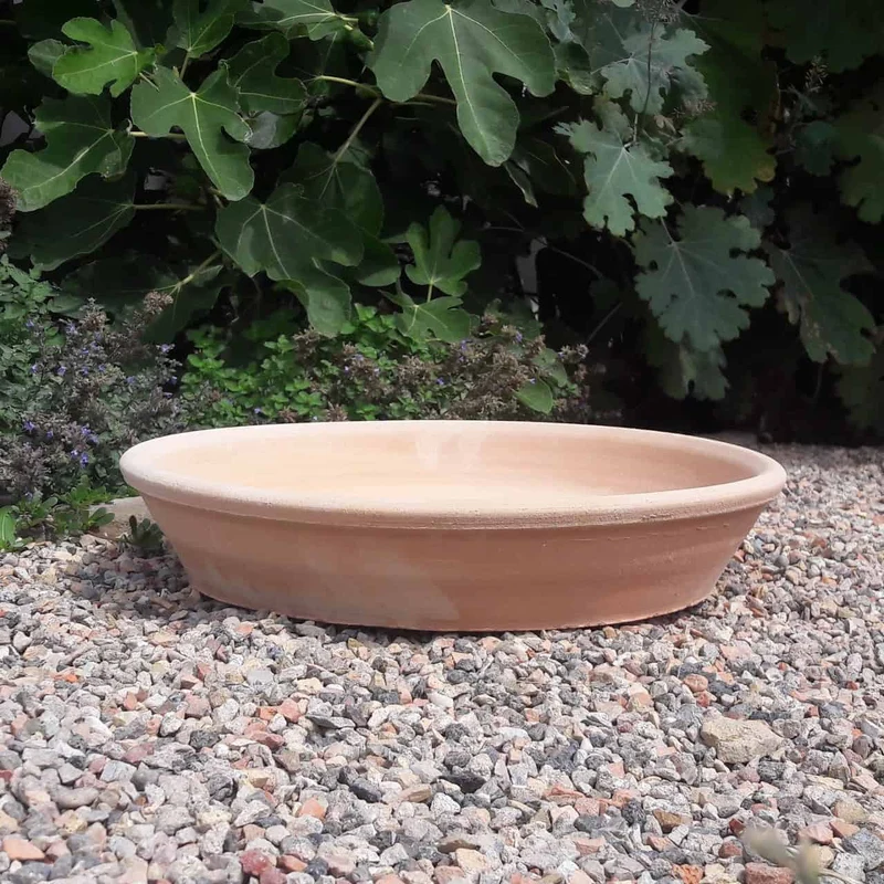 winterfester, terracotta Blumenkübel groß "Yucca", H=60 cm